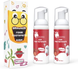 Kids Foam Toothpaste with Strawberry Flavor