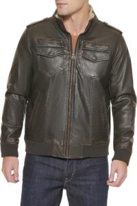 Levi's Mens Faux Leather