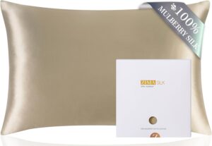 ZIMASILK 100% Pure Mulberry Silk Pillowcase