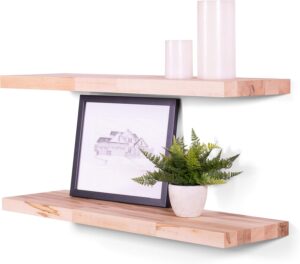 DAKODA LOVE Floating Shelves Butcher Block