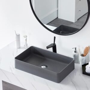 Cpingao Bathroom Vessel Sink Quartz