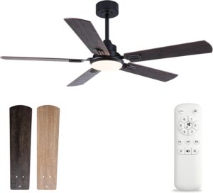 BOOMJOY 52 inch Ceiling Fans with Lights