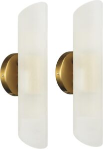 DAYCENT Modern Gold Cylinder Wall Sconces