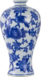 Blue White Porcelain Jar Flower